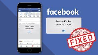 How to Fix session expired on Facebook