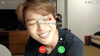 jimin imagine facetime with your bf 2 