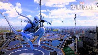 Spider-Man 2 PS5  Anti-Venom Suit  Free Roam and Combat Gameplay  Symbiotes and Hunters Takedown
