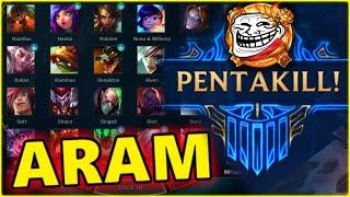 ARAM LOL Best Pentakill Moments 2024 Neeko Blitzcrank Darius Ahri Nunu Yone #248