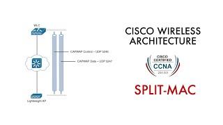 Cisco wireless architecture  Split mac  WLC  CCNA 200-301