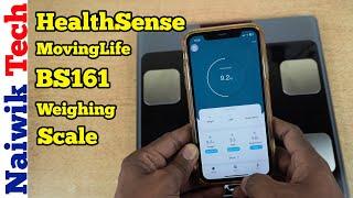 Healthsense Movinglife BS161 Smart Bluetooth Weighing Scale  Unboxing