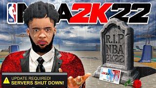 The END of NBA 2K22... SERVERS SHUT OFF