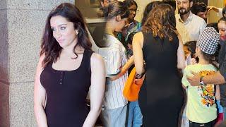 Shraddha Kapoor Looks Stunning In Black Figure-Hugging Dress At attend Dinesh Vijans birthday bash