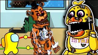 AMONG US vs. CHICA & FREDDY  FNAF Toonz Funny Animation 어몽어스 VS 프레디 애니메이션