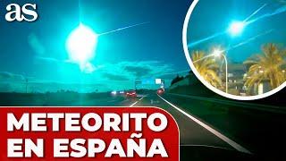 El METEORITO que ha ILUMINADO el cielo de ESPAÑA Y PORTUGAL