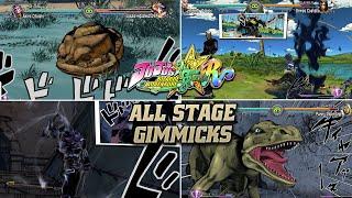 All StageArena Gimmicks  JoJos Bizarre Adventure All-Star Battle R