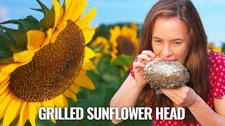 Can pollen-free sunflowers produce seed?