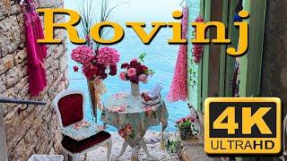 Rovinj Croatia - Walking Tour 4K 60fps Chorwacja