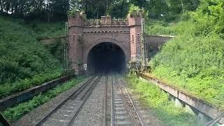 Train drive POV Aachen West Germany to Zeebrugge Belgium