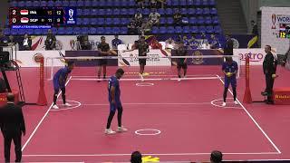 Indonesia vs Singapore - Group A - Team Regu - Premier -  ISTAF Sepaktakraw World Cup Kuala Lumpu…