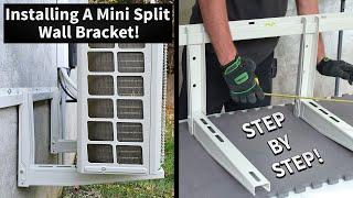 Installing a Mini Split Wall Bracket and Mounting the Unit