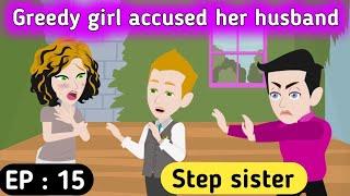 Step sister part 15  English story  Learn English  English animation  Sunshine English