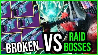 Ammit AR2 DELETES Raid Bosses in SECONDS Ammit AR2 vs Raid Bosses w Craft Bug Destiny 2