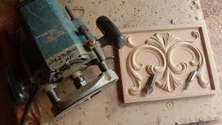 How to wood carving creative router skills and amazing design by MSF wood carving