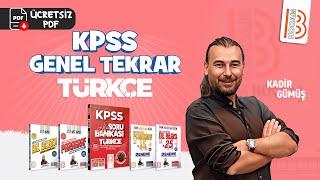 2024 KPSS Türkçe - Tek Videoda Genel Tekrar - Kadir Gümüş