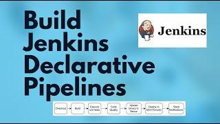 Create Jenkins Declarative Pipeline  How to Build Jenkins CICD Pipeline  Jenkins pipeline Tutorial