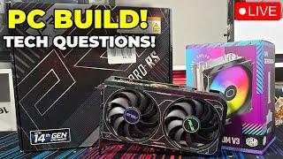 Live Building A Budget Gaming PC Answering YOUR Tech Questions