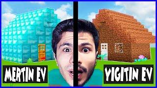 MERT EV VS YİGİT EV MİNECRAFT YİĞİT SARI