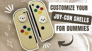 How to Customize Joy-con Shells FOR DUMMIES EASY - eXtremeRate & Nintendo Switch