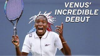 Venus Williams debut at the US Open  US Open 1997