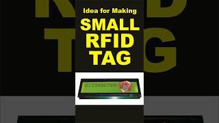 Idea for Making Small RFID Tag #shorts #RFID