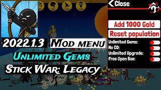 Stick War Legacy M0Dapk update 2022.1.3  M0d menu - unlimited gems