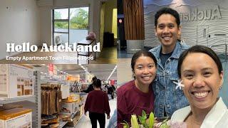 First Day in New Zealand  Empty Apartment Tour Kmart eating at a Filipino Restaurant