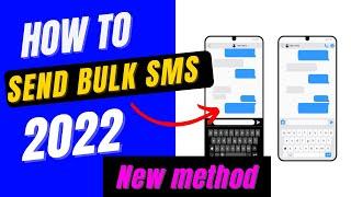 How To Send Bulk SMS 2023 Bulk SMS Sender