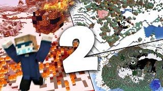 50 KIJKERS vs NATUURRAMPEN in Minecraft PART 2 ️