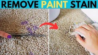 Best Way to Get Paint Out of Carpet