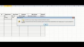 How to Unprotect an excel sheet without password