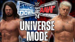I made the BEST Universe Mode but its Smackdown vs Raw 2024...