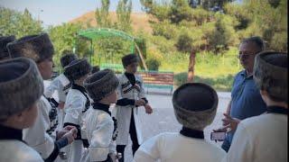 Ансамбль танца Дагестана «Ватан» на открытии смены в лагере «Солнечный берег»