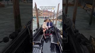 When in Venice  #venice #italy #couple #funny