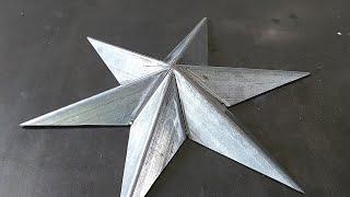 Very few people knowThe welders secret to making star ornaments quickly and accurately