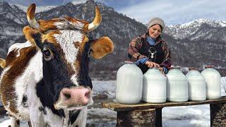 A Super-delicious Homemade Cheese From The Country Simple Rural Life