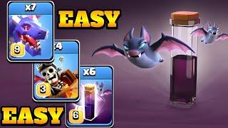 Easy Bat Spell With Hydra Th15 Attack Strategy 7 Dragon + 4 Dragon Rider + 6 Bats - Clash of Clans
