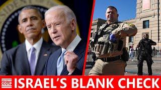 Obama-World Hits Biden on BLANK CHECK to Israel SHOOTING at Super Bowl Parade