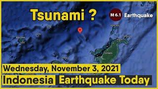Indonesia Earthquake Today  6.1-magnitude quake jolts eastern Indonesia