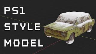 How you can create PS1 style models
