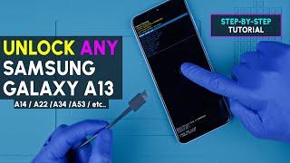 How to Unlock Samsung Galaxy A13 A14 A22 A23 & More  Network Unlock Passcode & Google FRP Guide