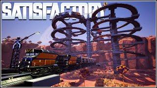 Satisfactory Train  spiral guide tips and tricks train tutorial