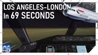 13 HOUR Flight In 69 SECONDS RFS  Real Flight Simulator