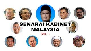 EXTRA KNOWLEDGE  SENARAI KABINET MALAYSIA PART 1