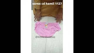 CD HAMIL Sorex 1127 Maternity Panties Celana Dalam midi karet pinggang kantung 12 perut polos