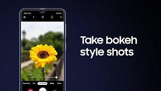 Galaxy A50  How to take bokeh style shot  Samsung