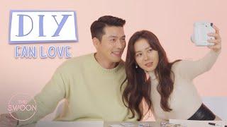 Hyun Bin and Son Ye-jin decorate calendars for fans  DIY Fan Love ENG SUB