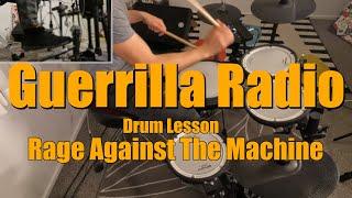 Guerrilla Radio Drum Lesson - Rage Against The Machine