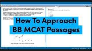 How To Approach Biology and Biochemistry Passages on The MCAT  MCAT Strategy